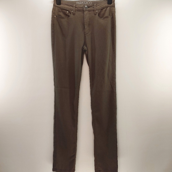 Parasuco Fawn / Latte Coloured Super Soft Stretch Skinny Jeans Size 6 - Picture 8 of 9